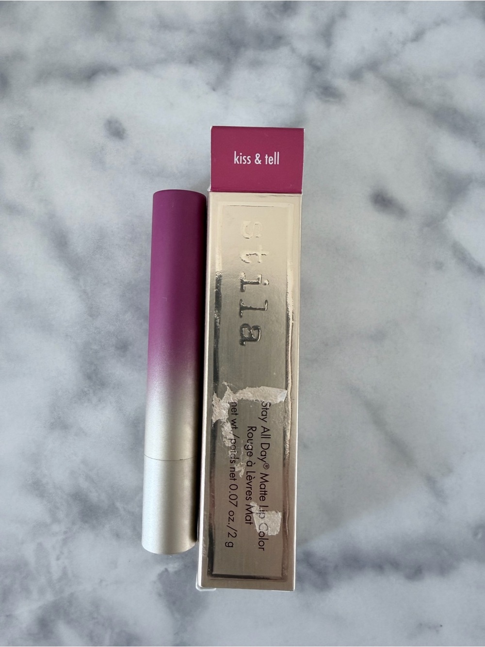 Stila Kiss & Tell Matte Liquid Lipstick - Plum Pink